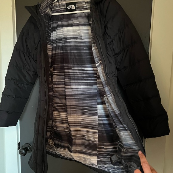 The North Face Down Coat- calf length EUC- Size M - Picture 5 of 8